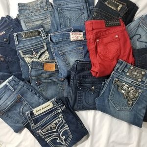 Designer Jeans! Rock Revival, Miss Me, Hudson Joes
